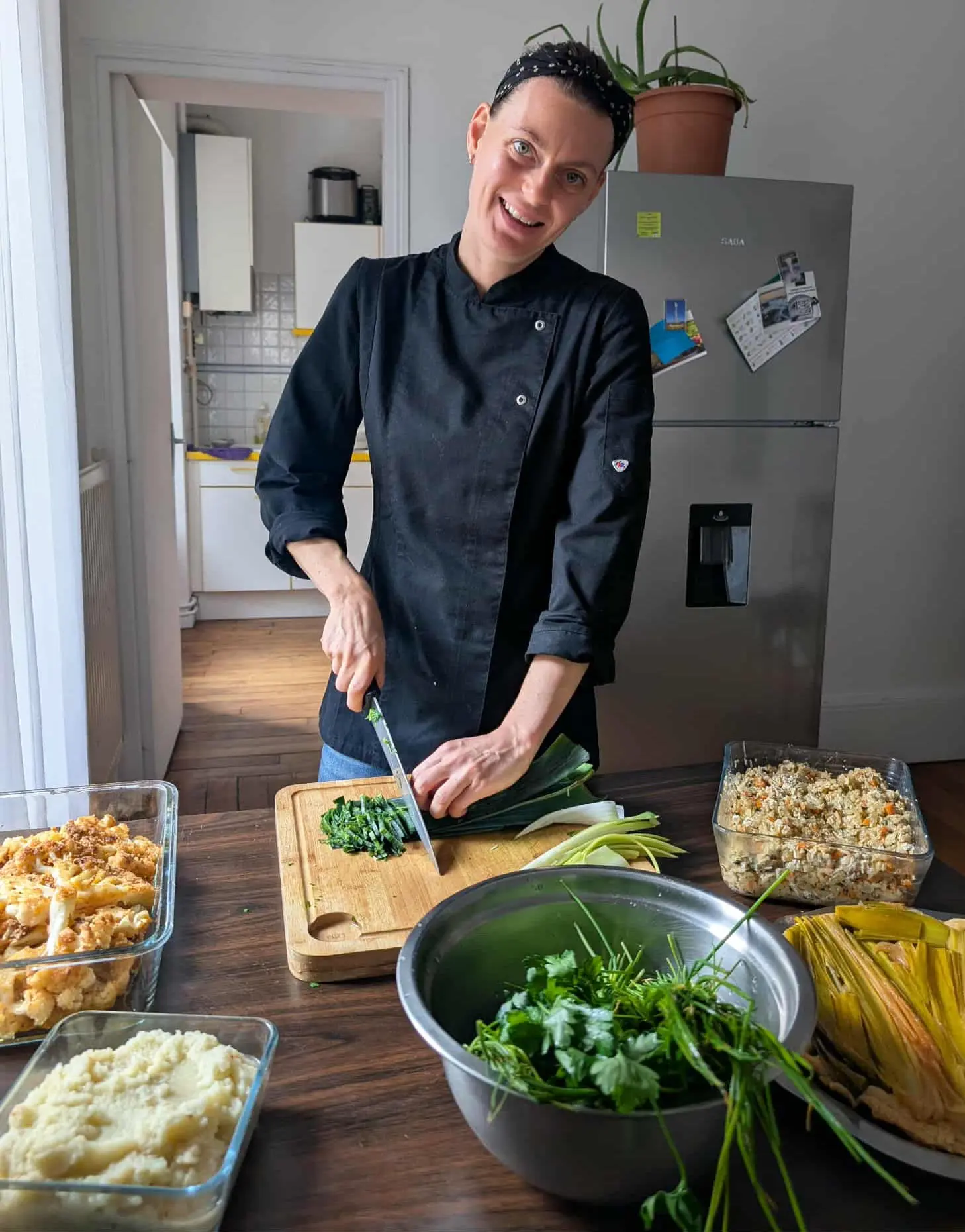 camille lopez batch cooking domicile vegetarien